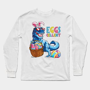 Dinosaur Eggs-Cellent Easter Long Sleeve T-Shirt